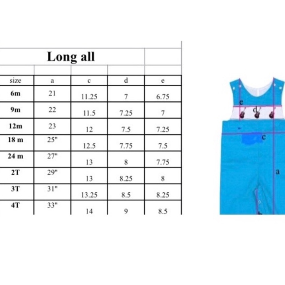 Santa Smocked Longall - Picture 2 of 2